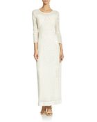 Free People Embroidered Lace Maxi Dress - Lyst