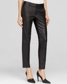 Vince Pants Leather Strapping - Lyst