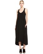 Donna Karan New York Sleeveless Dress With Draped Pocket Detail - Lyst