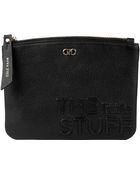 Cole Haan Leather Small Pouch - Lyst