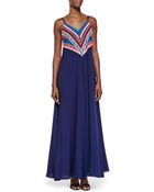 Mara Hoffman Strappy Gown W/ Embroidered Bodice - Lyst