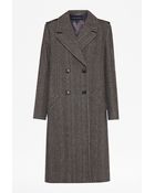 French Connection Station Herringbone Double-Breasted - Lyst