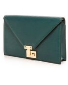 Rebecca Minkoff Paris Clutch - Petrol - Lyst