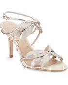 Aerin Cora Metallic Leather Sandals - Lyst