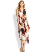 Haute Hippie Silk Wrap Dress - Lyst