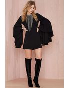 Nasty Gal Hells Bells Crepe Dress - Lyst