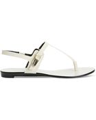 Calvin Klein Women'S Sydney Flat Thong Sandals - Lyst