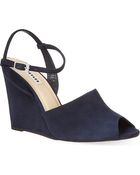 Whistles Lily Ankle Strap Wedges - Lyst