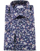 Eton Of Sweden Daisy Print Shirt - Lyst