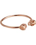 Loren Stewart Rose Gold Baby Skull Ring - Lyst