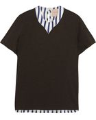 Roksanda Aubin Paneled Jersey Top - Lyst