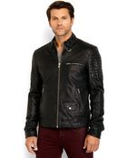 SOIA & KYO Leather Motorcycle Jacket - Lyst
