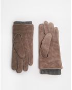 Esprit Suede Gloves - Lyst