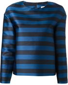 RED Valentino Striped Blouse - Lyst