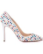 Christian Louboutin Pigalle 100mm Spiked Pumps - Lyst