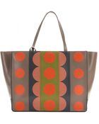 Valentino Carmen Leather Shopper - Lyst