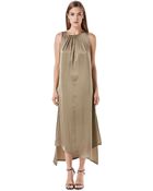 Again Dutchess Pleated Maxi - Lyst