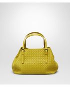 Bottega Veneta New Chartreuse Intrecciato Nappa Tote Bag - Lyst