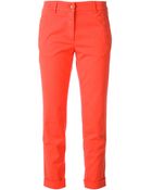 Etro Cropped Trouser - Lyst