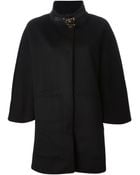 Emilio Pucci Cape Style Coat - Lyst