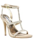 Steve Madden Luulu Crystal Leather Stilettos - Lyst