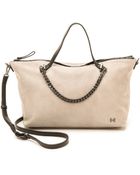 Halston Heritage East / West Chain Satchel - Syrah - Lyst