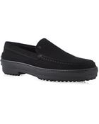 Tod's Suede Loafer - Lyst