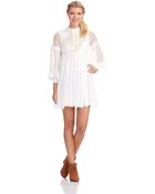 Free People Lou Lou Babydoll Dress - Lyst