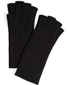 DKNY 5 Ply Fingerless Glove - Lyst