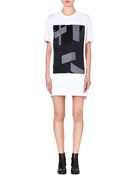 Helmut Lang Cotton T-shirt Dress - Lyst