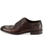 Gordon Rush Leather Wingtip Lace-Up - Lyst