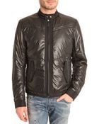 Diesel J-Malkia Black Nylon Padded Jacket - Lyst