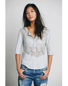 Free People Womens Fp New Romantics Daisy Mae Tee - Lyst