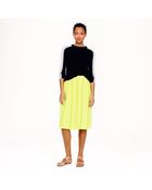 J.Crew Collection Lacestripe Silk Skirt - Lyst