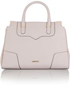 Rebecca Minkoff Amorous Textured-Leather Satchel - Lyst