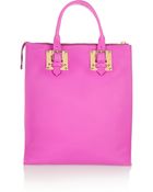Sophie Hulme Mini Leather Tote - Lyst