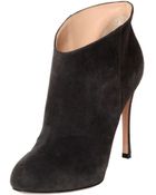 Gianvito Rossi 110Mm Suede Ankle Boots - Lyst
