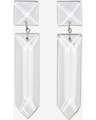Nasty Gal Clear The Ear Lucite Earrings - Lyst