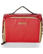 Kenneth Cole Reaction Red Saffian Front Zip Train Case - Lyst