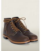 RRL Leather Boondocker Boot - Lyst
