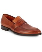 Mezlan Tiepolo Leather Penny Loafers - Lyst