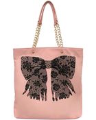 Betsey Johnson Flock A Bows Tote Bag - Lyst