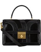 Dolce & Gabbana Snakeskin Rosalia Top Handle Bag - Lyst