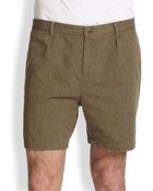 A.P.C. Army Camo Shorts - Lyst