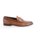 Tod's Brown Leather Penny Loafers - Lyst