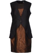 Mcq Alexander Mcqueen Short Dress - Lyst