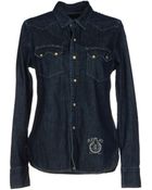 Replay Denim Shirt - Lyst