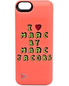Marc By Marc Jacobs I Heart Marc Iphone 5 Case - Lyst
