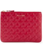 Comme Des Garçons Embossed Pouch - Lyst