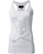 Philipp Plein Embellished Skull Vest - Lyst